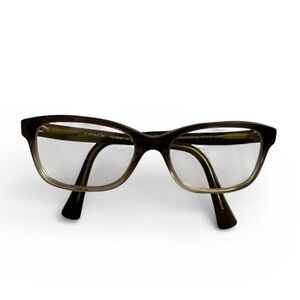 Coach Olive Brown Gradient Eyeglasses frames